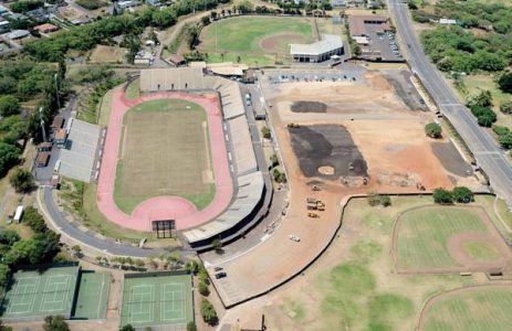 War Memorial parking lot work shows progress